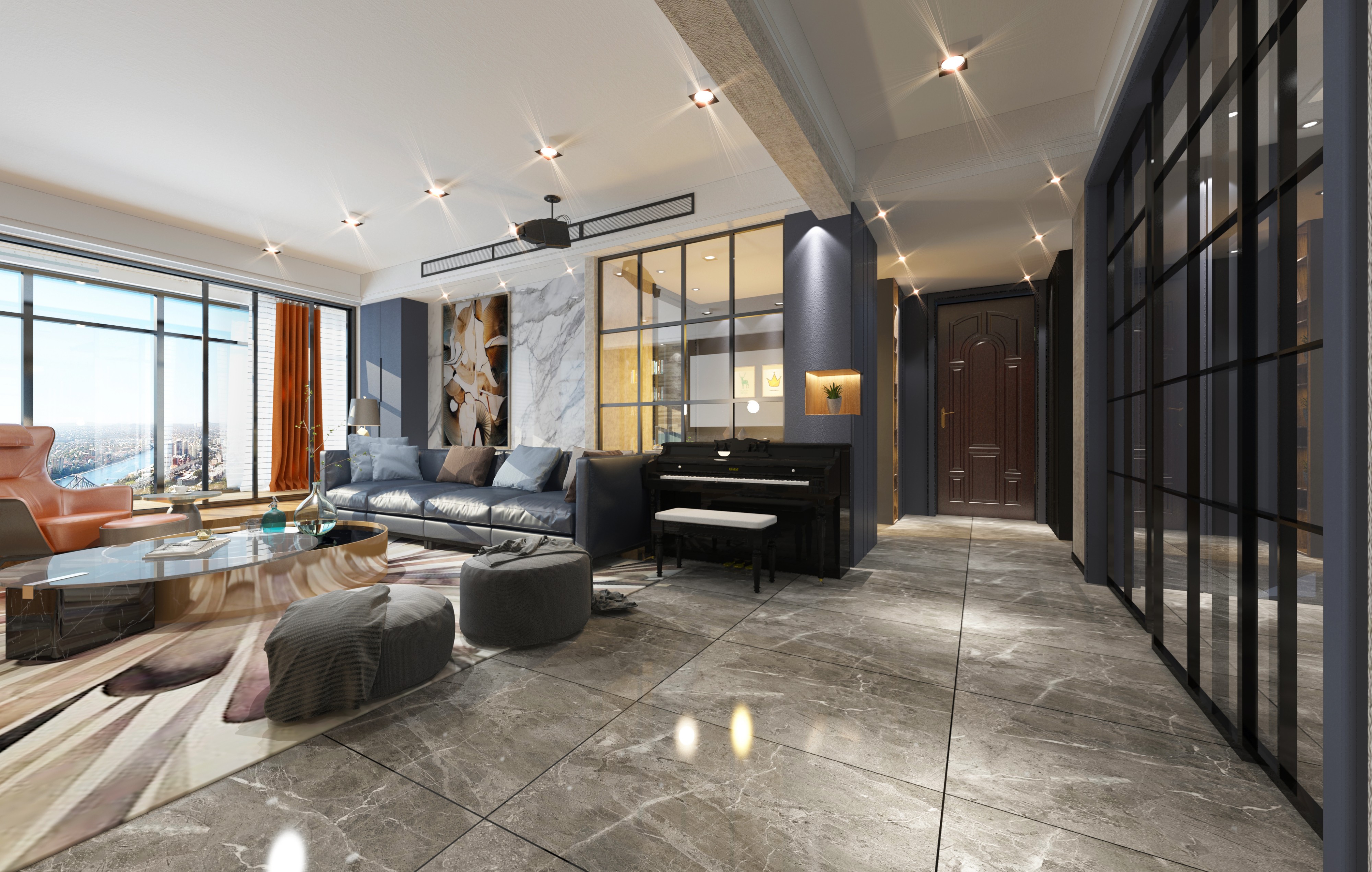 博兴110㎡轻奢loft